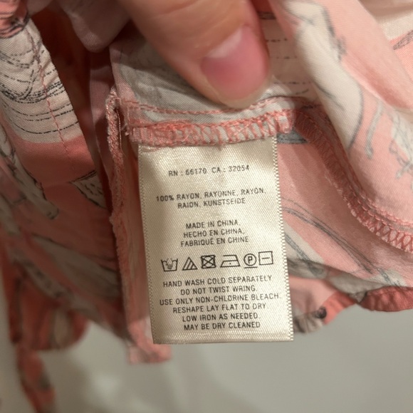 Maeve Pink Sailboat Pattern Mini Romper - Picture 7 of 7